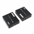 KIT EXTENDER HDMI TCP/IP, TX + RX SU CAVO CAT5e/CAT6, CON IR PER TELEC., ALIM. INCL.