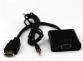 CONVERTITORE DA HDMI A VGA CON AUDIO