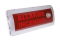 TARGA INCENDIO ALIM.  24Vdc,  ASSORB.  0.23A,  ATTIV. OTTICO-ACUSTICA  AD  INVERSIONE  DI  POLARITÀ,  PRES. ACUSTICA SONORA 84dB (A) @ 1m, COLORE BIANCO CERT.  305/2011 NORMATIVE EN 54-3 + EN 54-23