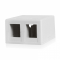 BOX A MURO PER 2 FRUTTI KEYSTONE, DIM. 50,2x50,2x30,3mm