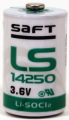 BATTERIA SAFT AL LITIO, FORMATO 1/2AA, 3,6V - 1200mAh, TERMINALI STD