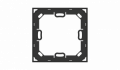 2 TASTI SERIE FF, DIM. 40x40mm, FINITURA FENIX, COLORE GRIGIO BROMO