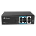 SWITCH PoE MILESIGHT 4 PORTE DW10/100Mbps PoE + 2 UP 100Mbps, MAX 60W,