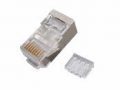 PLUG CAT5e, RJ45 UTP, PER CAVO SOLIDO