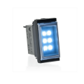 LUCE DA INCASSO A LED 1 MODULO, START A COMANDO O PER MANCANZA RETE - SERIE VIMAR ARKE' NERA