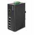 SWITCH INDUSTRIALE GIGABIT PoE High Power, 4 PORTE 10/100 PoE, 1 PORTE FIBRA 100Mbps