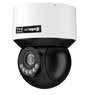 TELECAMERA MINIPTZ IP, SENSORE 1/2.7'' CMOS SONY Starlight, 4MPx, WDR 120dB, ZOOM OTTICO 4x, ALIMENTAZIONE 12Vdc O POE, IP67/IK10