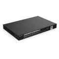 24-Port Gigabit L2 Managed POE Switch, 24 Gigabit RJ45 POE/POE+ Ports, 4 SFP Slots, 370W PoE power budget, 19-inch Rack-mountable Steel Case