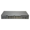 SWITCH 18 PORTE GIGABIT SMART POE, 16 PORTE POE/POE+, 2 SFP SLOTS, MAX 240W, RACK MOUNTABLE