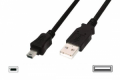 CAVO USB 2.0,  USB TYPE A - USB MINI TYPE B, LUNGH. 3m