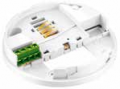 SD500 - BASE STANDARD PER RIVELATORI CONVENZIONAL SERIE 400 E RIVELATORI DIGITALI SERIE 500, ABS BIANCO, ø 90 mm