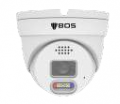 DOME IP 4K, SENS. CMOS 1/2.7'' SMARTSENS, FULL COLOR, H.265/H.264, OTT. MOTOR. 2.8mm, MOTION, LED ROSSO/BLU, FILTRO MECC., IR 20m, LED LUCE BIANCA 15m. ALIM. 12Vcc/PoE