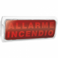 TM24I - DISPOSITIVO DI SEGNALAZIONE OTTICO-ACUSTICA INDIRIZZATO SU LOOP, ALIM. 20Vcc  (-15%, +10%) MODULATA, ASSORBIMENTO IN ALLARME 2.5mA, 78 dB @1m, IP40, PITTOGRAMMI 