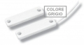 CONTATTO MAGNETICO PER SUPERFICI DI GRANDE PORTATA, IN PLASTICA GRIGIO A BASSO PROFILO DIM = 60x16x5